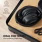 SE8 Hybrid Active Noise Cancelling Headphones, Wireless Over-Ear Bluetooth Headphones with Hi-Fi Stereo Sound, Comfortable Protein Earpads, 30H Playtime - Space Black